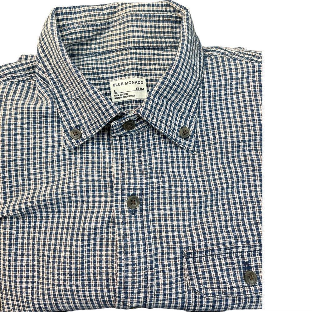Club Monaco Dress Shirt Slim Mens Size Small